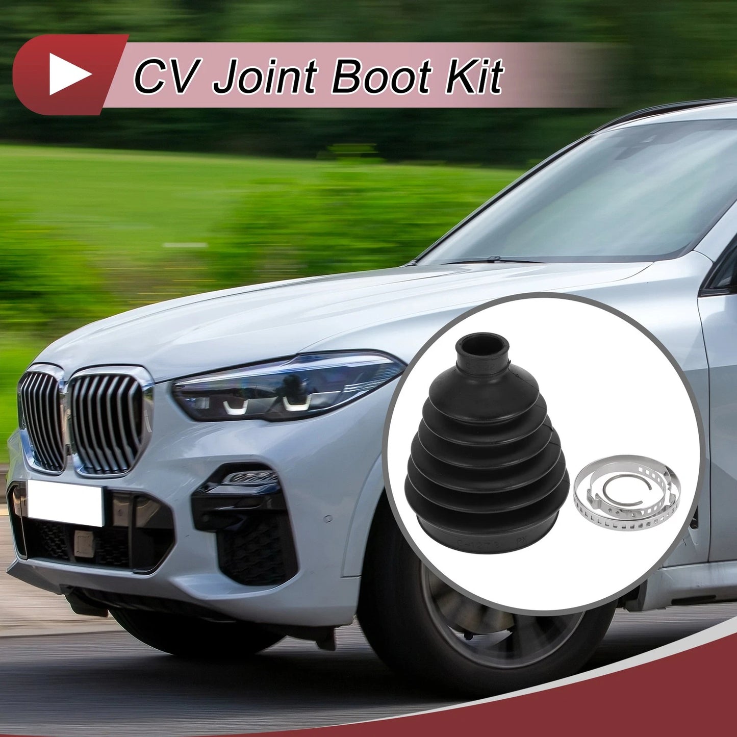 Outer CV Joint Boot Kit with Clamps for BMW X5 (2000-2006)