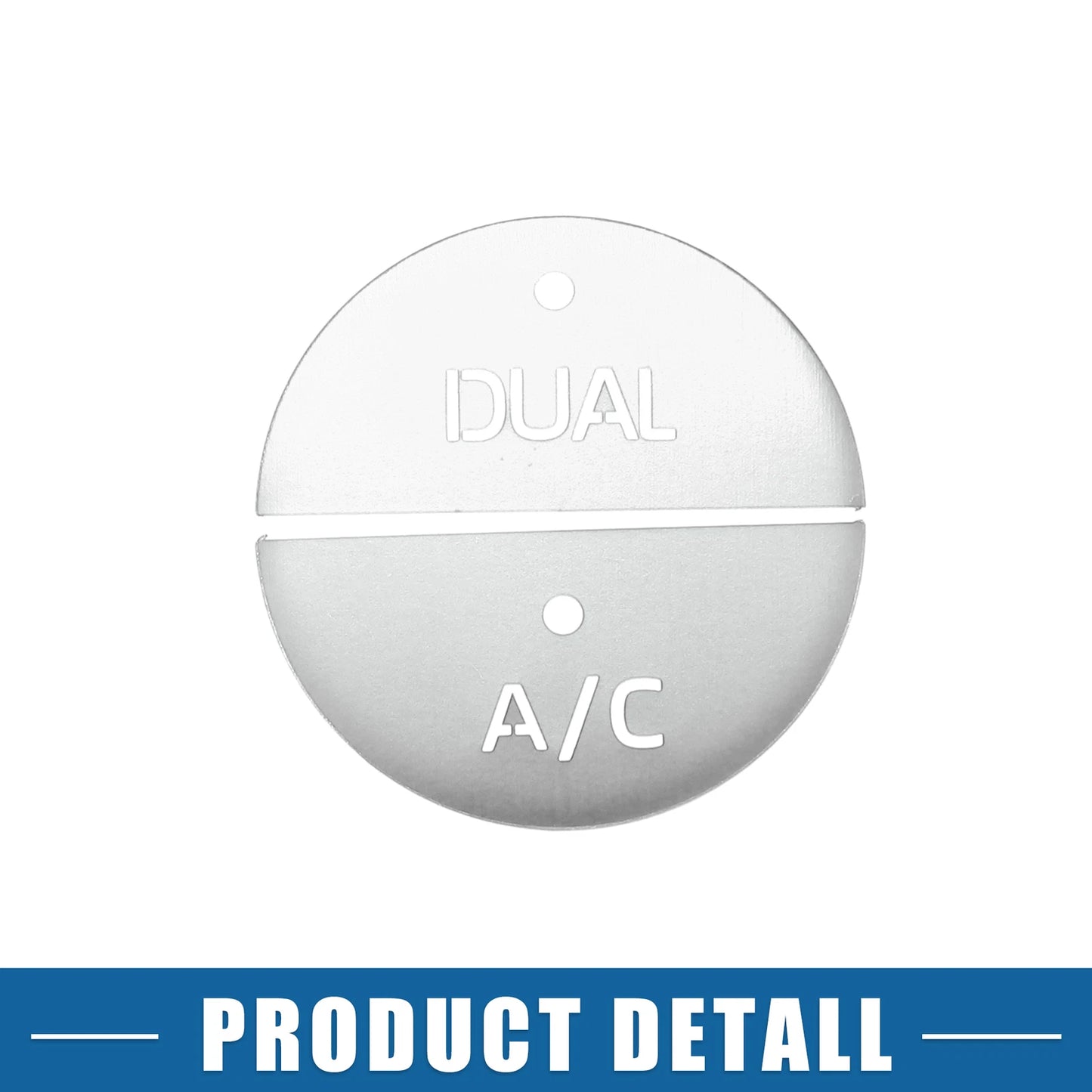 4 Pcs AC Switch Knob Cover Trim for Toyota RAV4 (2019-2022) Aluminum Silver Tone