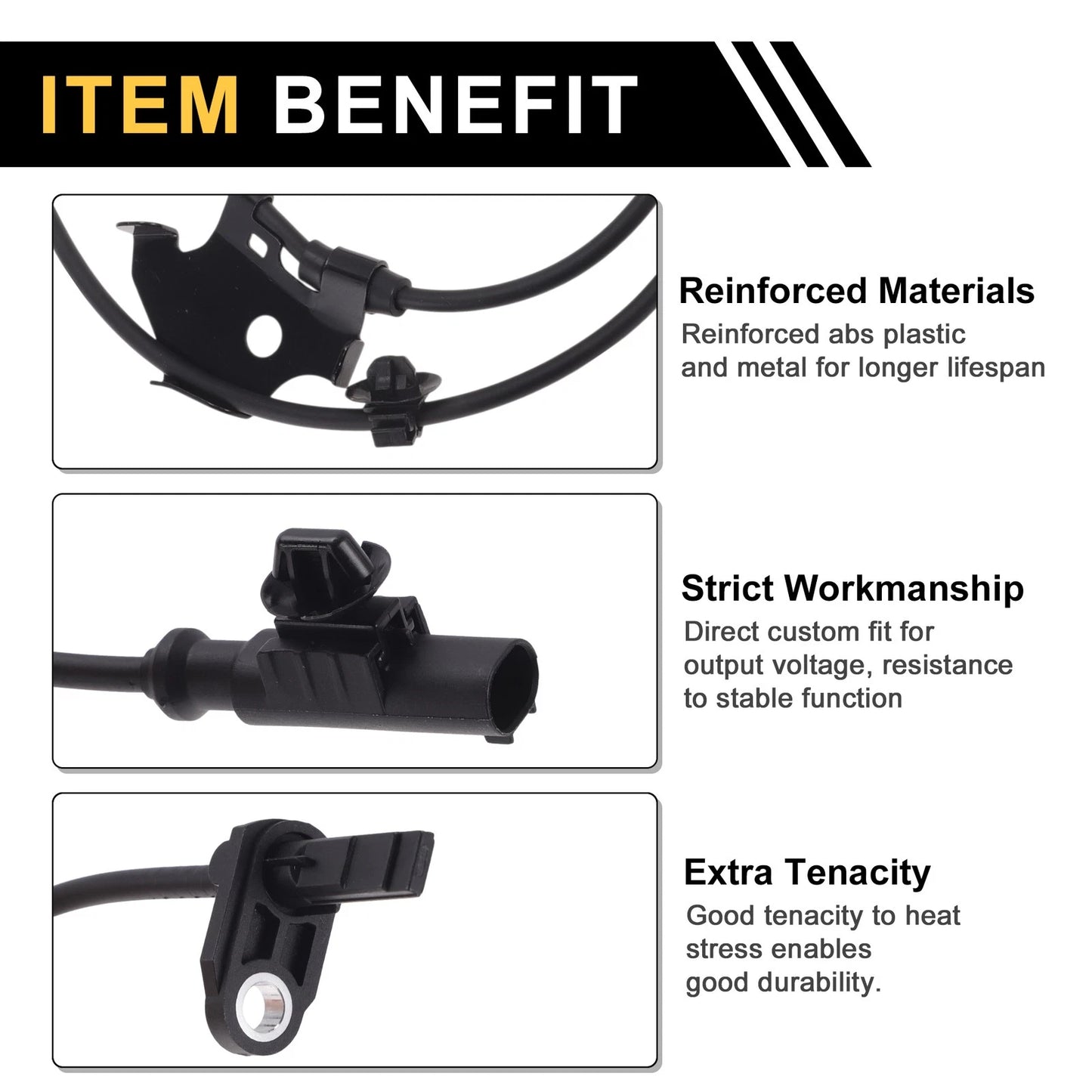 ABS Wheel Speed Sensor for Toyota Corolla (2010-2018) 1 x Right Front Sensor