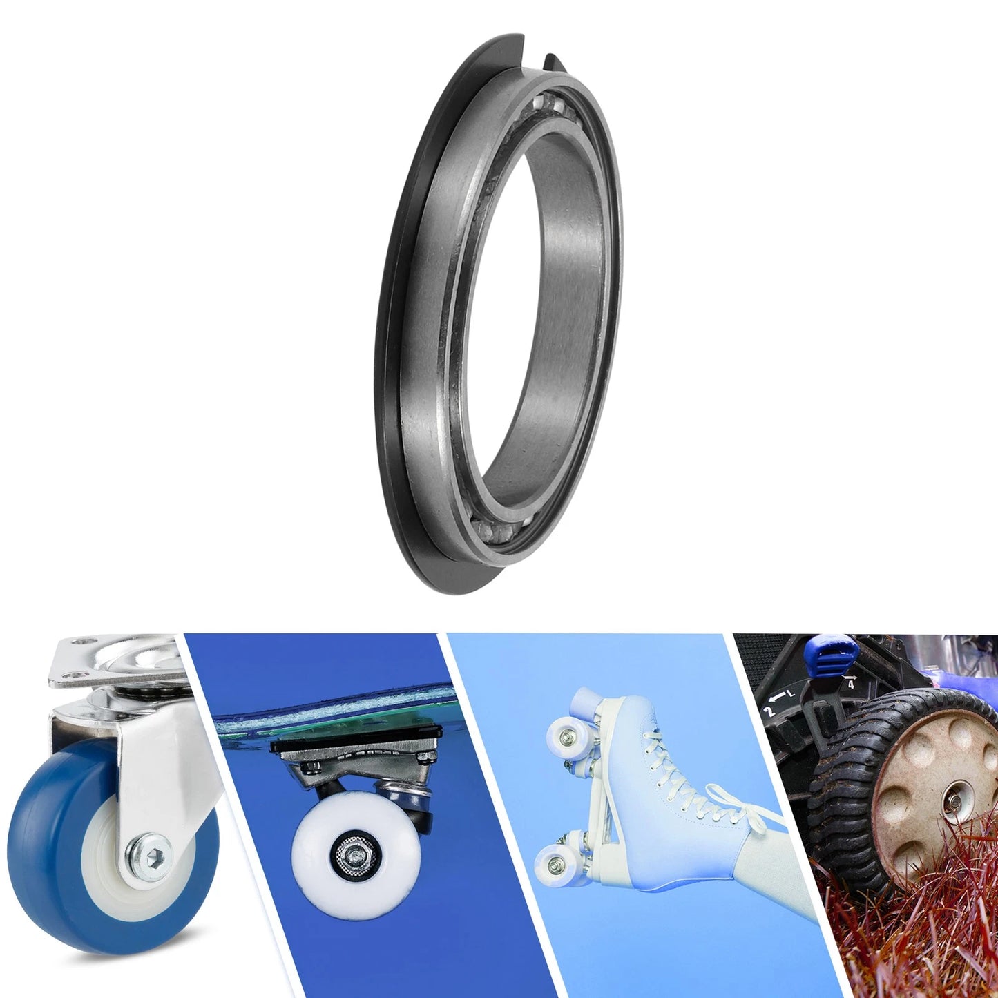 Deep Groove Ball Bearings 35x47x7mm 1 Pc Silver Tone
