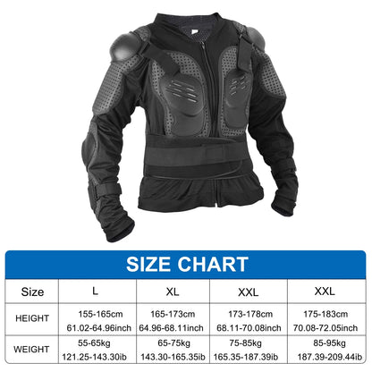 Size 2XL Dirt Bike Motorcycle Riding Protective for Dirt Bike Motorcycle