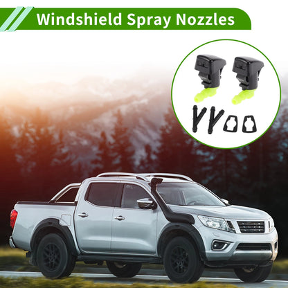 Windshield Washer Nozzle & 2 x Hose Connectors for Ford (2008-2011)