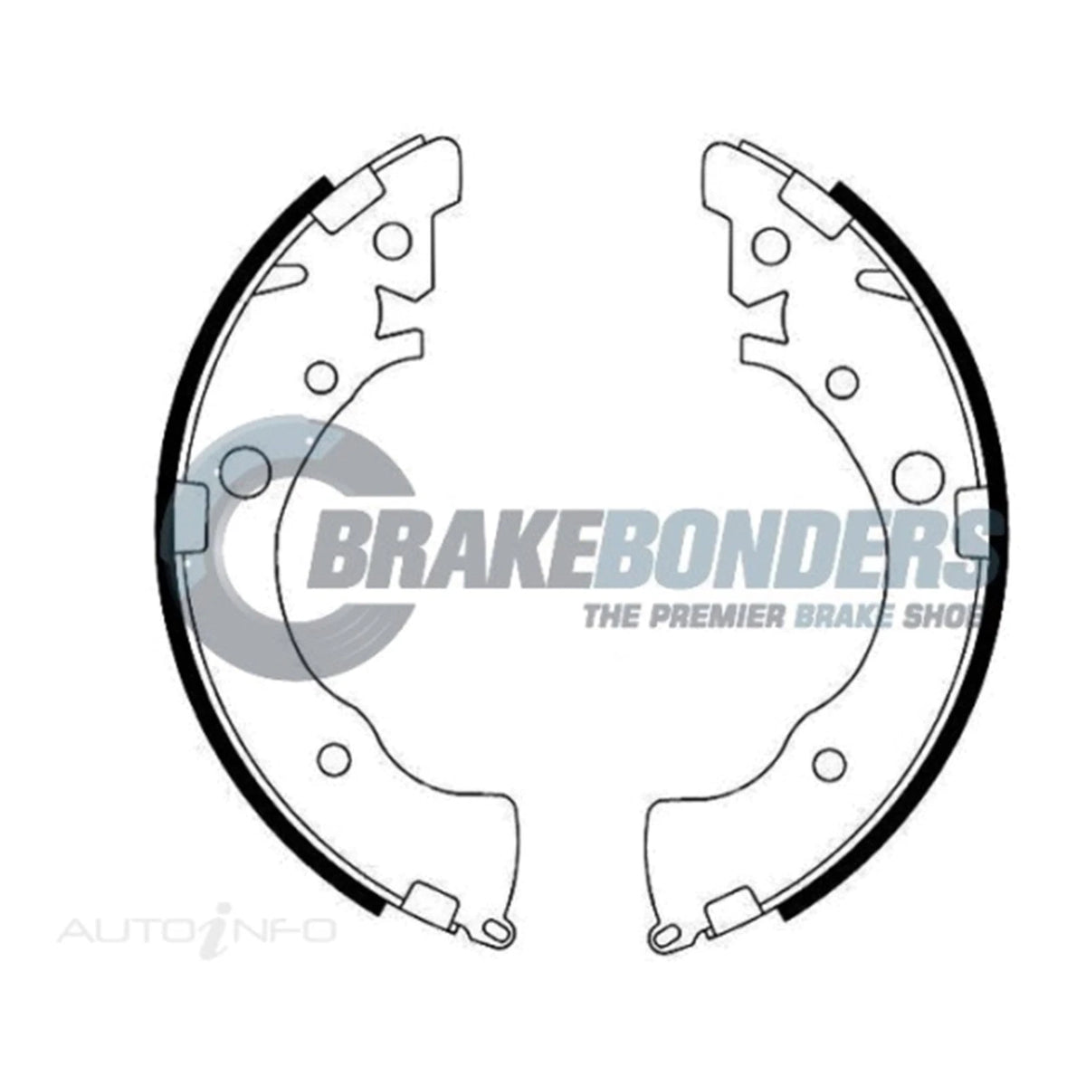 Rear Brake Shoes Lining for Honda City GM6 (2014-2019)