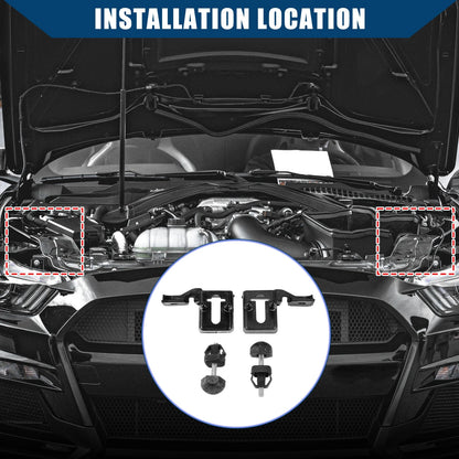 Bumper Stopper & Lamp Mount Bracket Set for Ford Fusion (2013-2020)