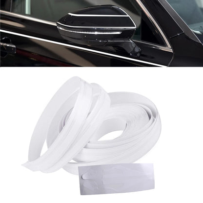 9.8m Double Pin Stripe Sticker Tape Vinyl Decal for Car Body - White