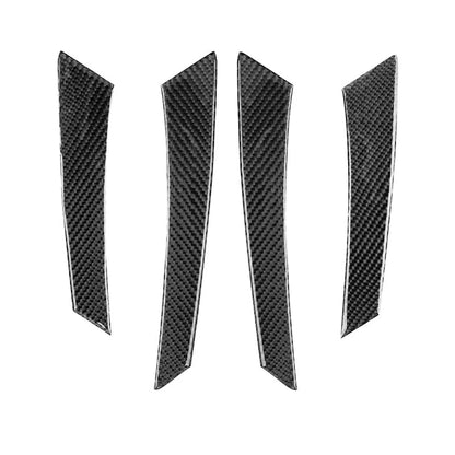 4X Carbon Fiber Door Handle Pull Trim Covers for Mazda 3 (2010-2013)