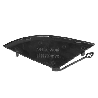 Front Bumper Tow Hook Cover for BMW X3 28iX 35iX (2015-2017) Black