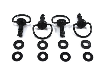 10 x Dzus Rings Black for Motorcycle Fairing