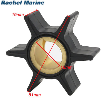 Water Pump Impeller for Johnson/Evinrude OMC 2-Stroke 20-35HP Boat