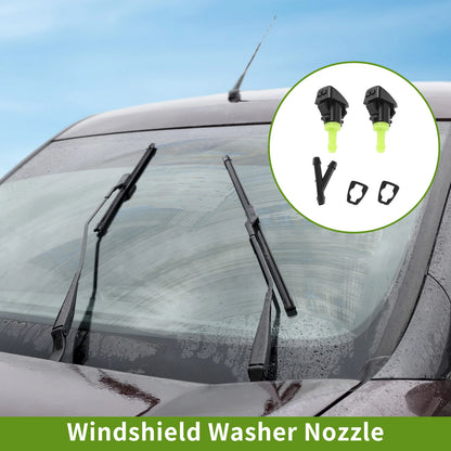 Windshield Washer Nozzle w/ Hose Connector for Chrysler