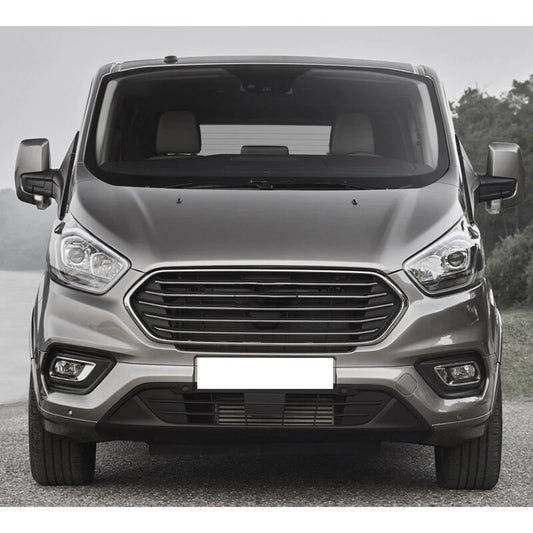 2 x Gray Rearview Mirror Cover Caps for Ford Transit Custom (2012-2023)
