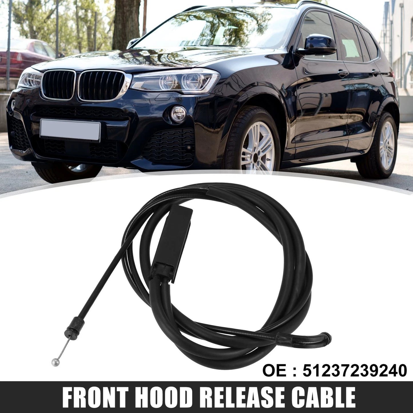 Hood Release Cable for BMW 320i 335i (2006-2013)