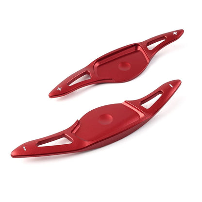 Red Interior Steering Wheel Paddle Shifter Extensions for Hyundai G90 (2017-2023)