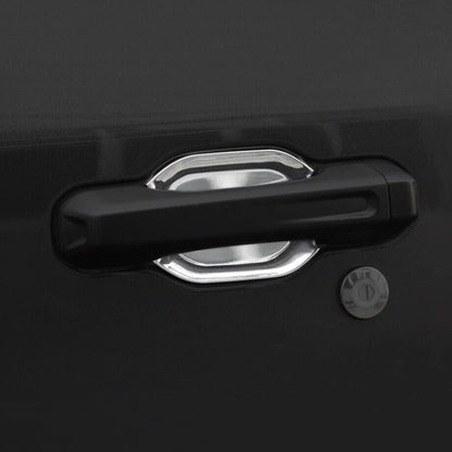 Door Bowl Cover Trim 4X Chrome Look for Jeep Gladiator JT/Wrangler JL (2018–2025)