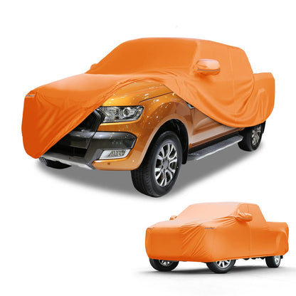Waterproof All Weather Car Cover for Ford Ranger 2011-2023 - 210D-PU, Orange