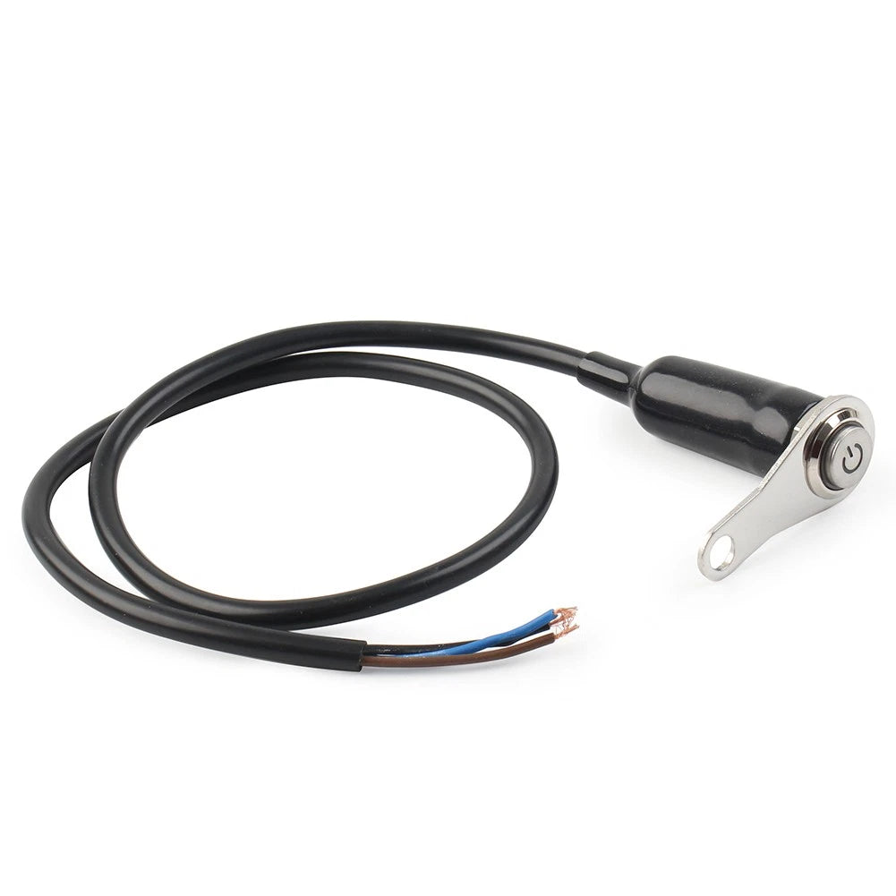 Blue ON/OFF Handlebar Switch for Motorcycle Headlight Fog Light