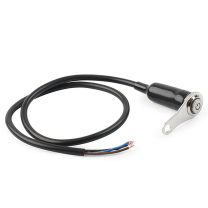 Blue ON/OFF Handlebar Switch for Motorcycle Headlight Fog Light