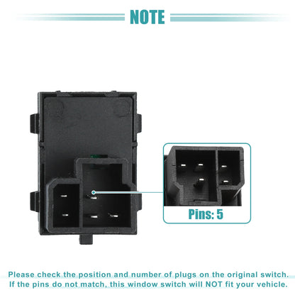 Power Window Switch for Dodge Ram 1500, Jeep Cherokee (2002-2010)