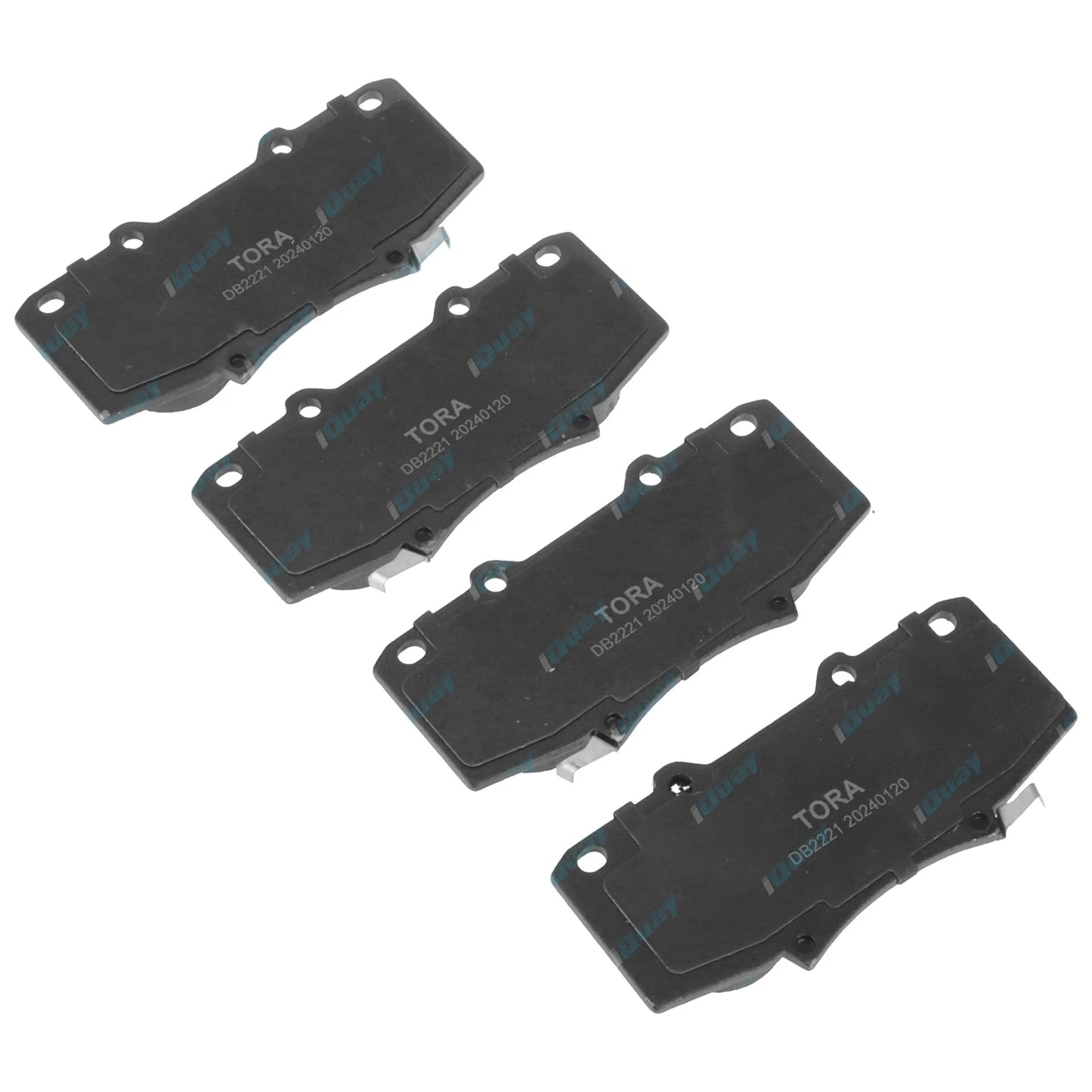 Ceramic Disc Brake Pads Set for Toyota Hilux KUN26R 3.0L 1KD-FTV (2010-2015)