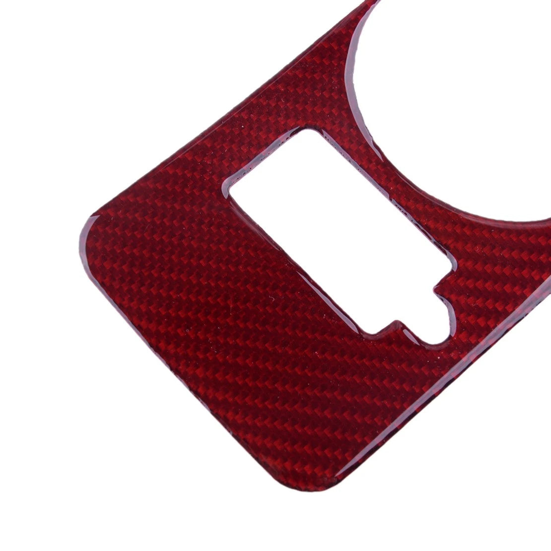 Red Carbon Fiber Headlight Switch Trim for Ford Mustang (2005-2009)