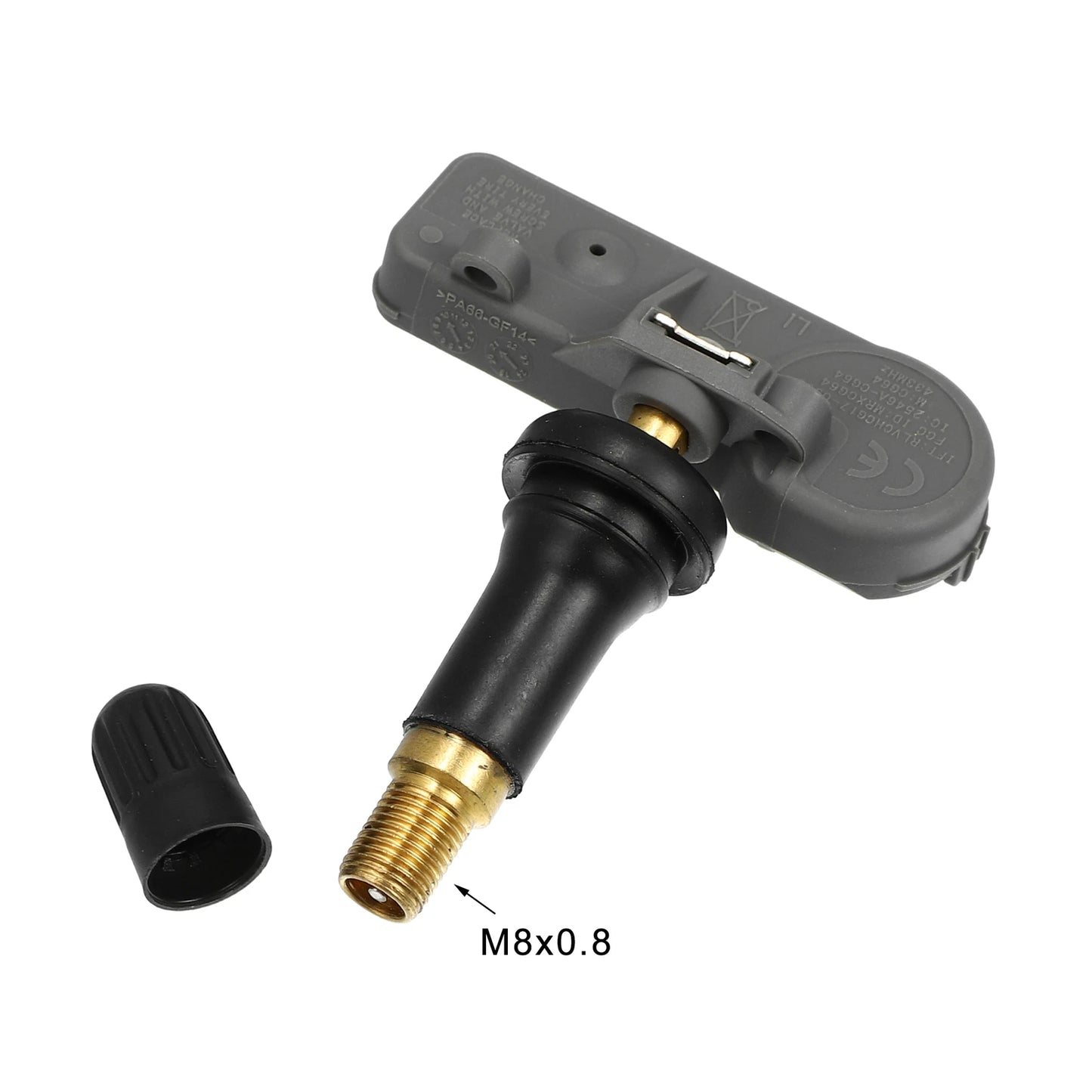 4 Pcs Tire Pressure Monitoring System Sensor 433MHz for Chrysler
