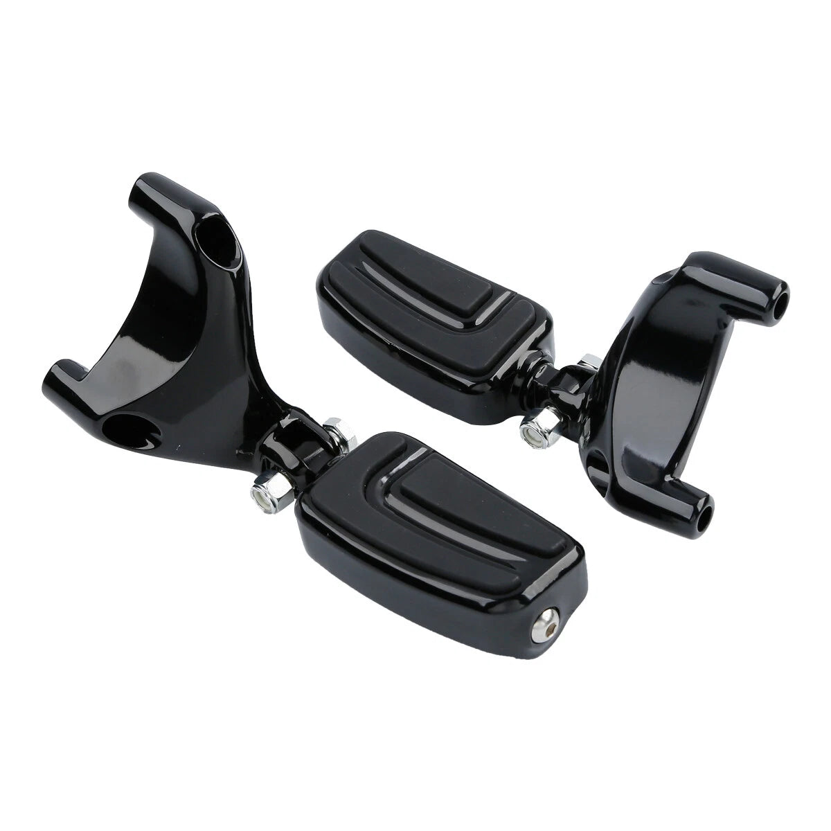 Black Passenger Footpegs for Harley Sportster 883 1200 (2004-2013)