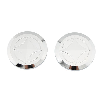 2 x Frame Hole Plug Covers for Honda GB350/GB350S/CB350/CB350S (2021+) Chrome