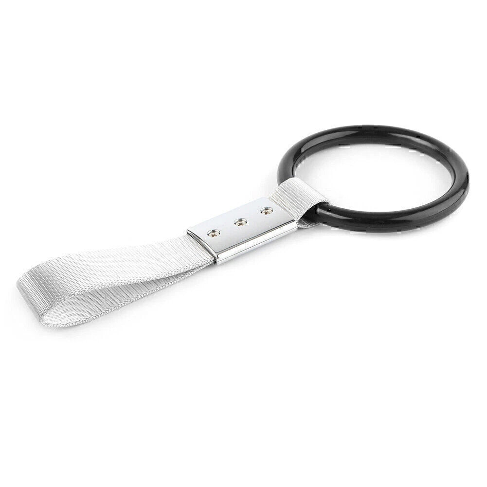 Tsurikawa Ring Handle Strap Charm for Subway Train Bus - Black