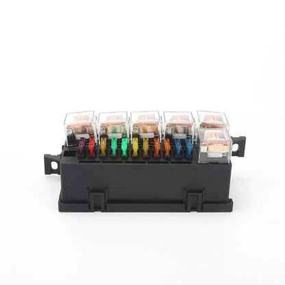 11 x Blade Fuse & 6 x 80A Relay Holder for Universal 12V Car Relay Box