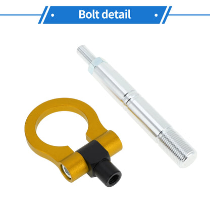 Folding Tow Hook for Toyota Avanza - Front Trailer Ring Eye (2010-2023)