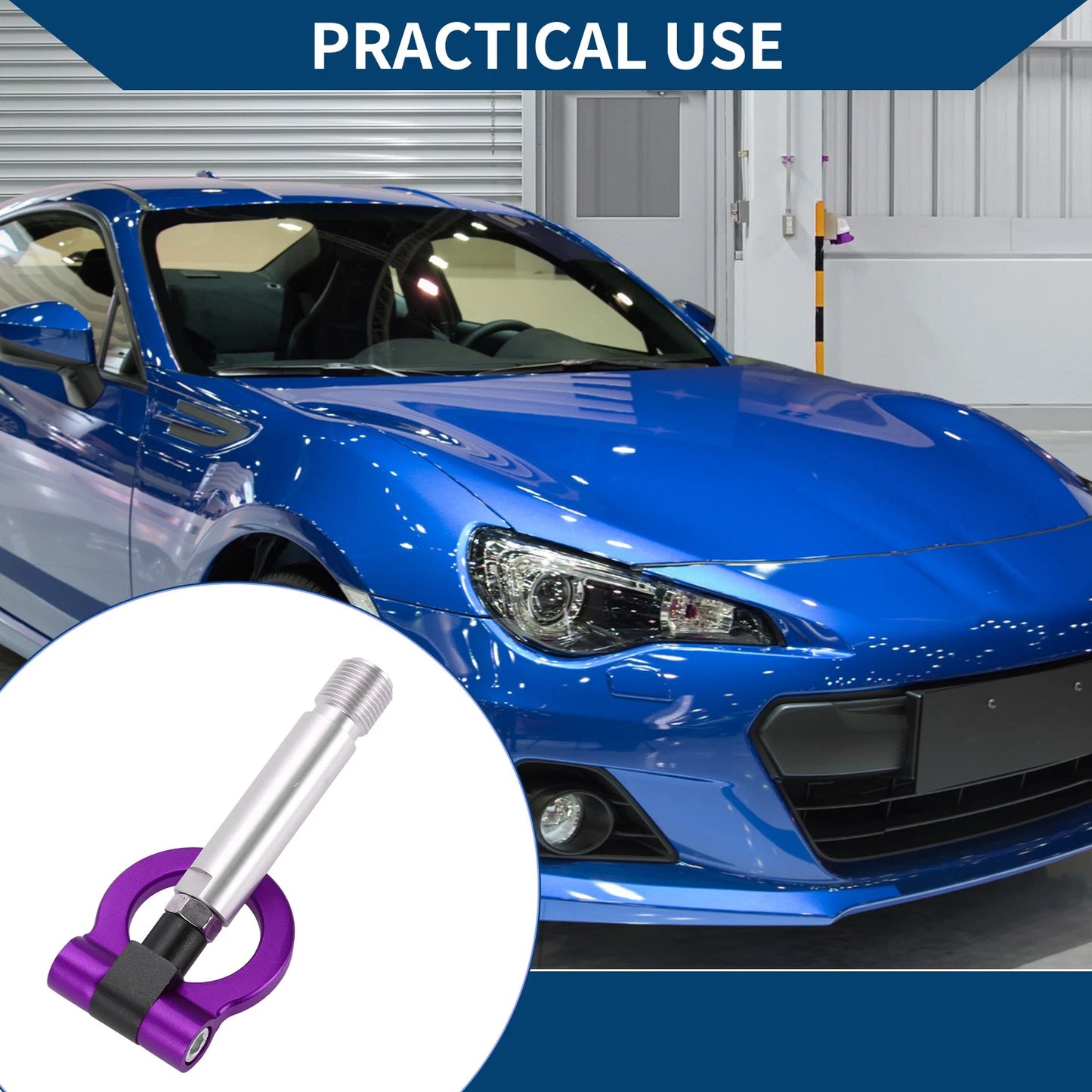 Tow Hook 23cm Tow Hook Ring for Toyota Yaris