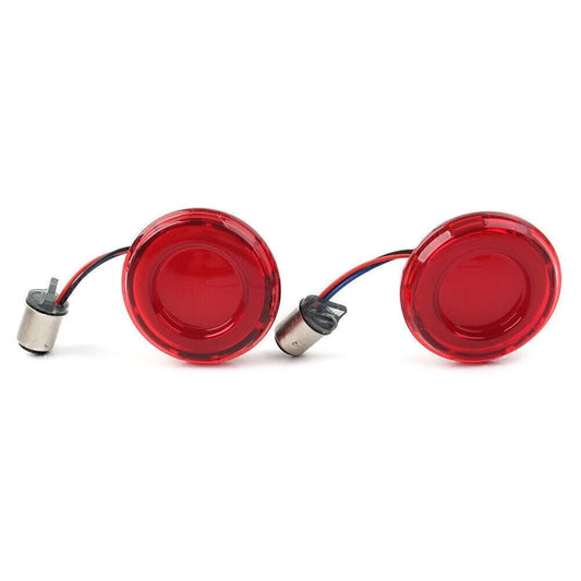 1157 LED Front Turn Signal Lights for Harley Dyna Sportster XL883 (2004-2023)