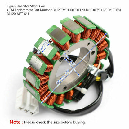 Stator Alternator for Honda FJS 400 600 FSC 600 Silver Wing (2001-2013)