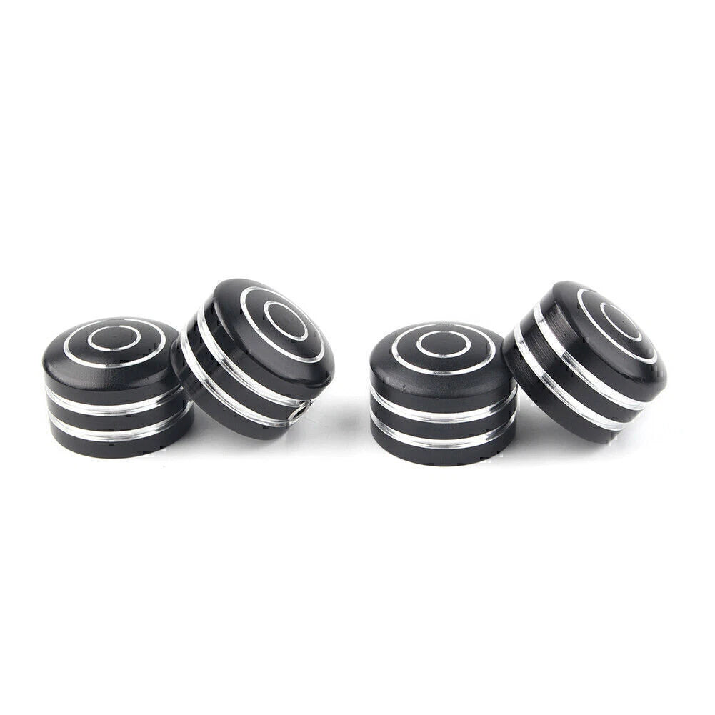 4 x Black Head Bolt Covers for Harley Sportster 883 XL (1986-2017)