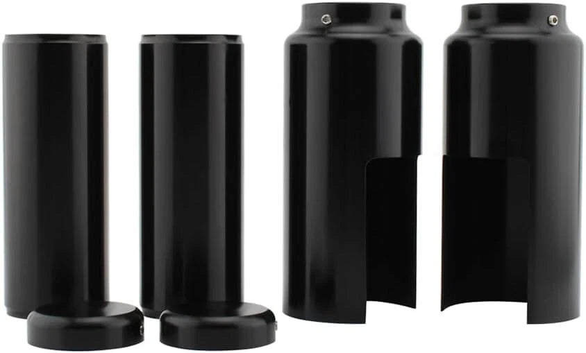 6Pcs Fork Cover Caps for Harley Street Bob FXBB (2018-2021) Black