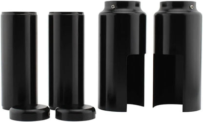 6Pcs Fork Cover Caps for Harley Street Bob FXBB (2018-2021) Black