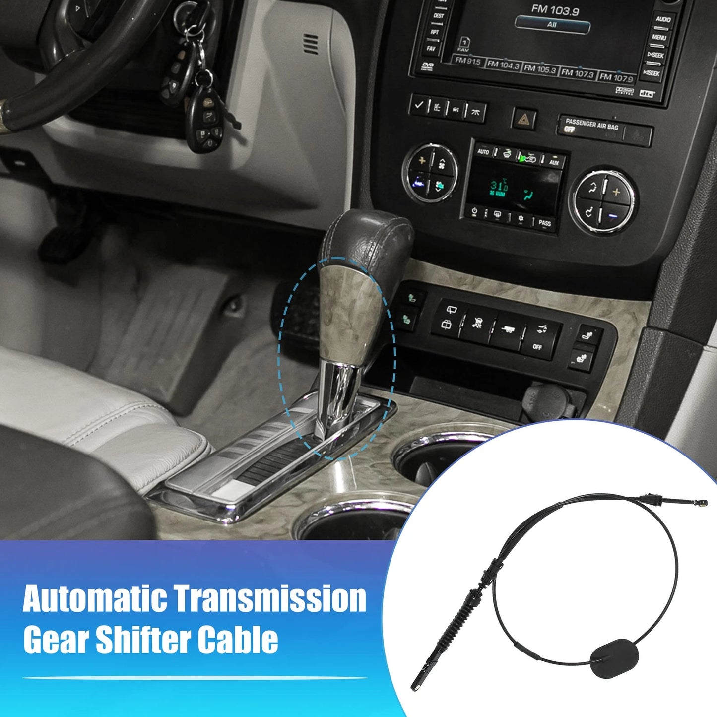 Automatic Transmission Gear Shifter Cable for Chevy GMC Buick