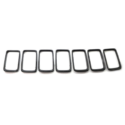 7x ABS Front Grille Trim Cover for Jeep Grand Cherokee (2014-2016)