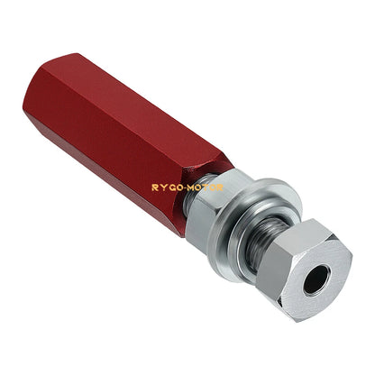 1/4in Red Quick Release Flag Pole Holder Mount for ATV UTV Dirt Bike Motorcycle