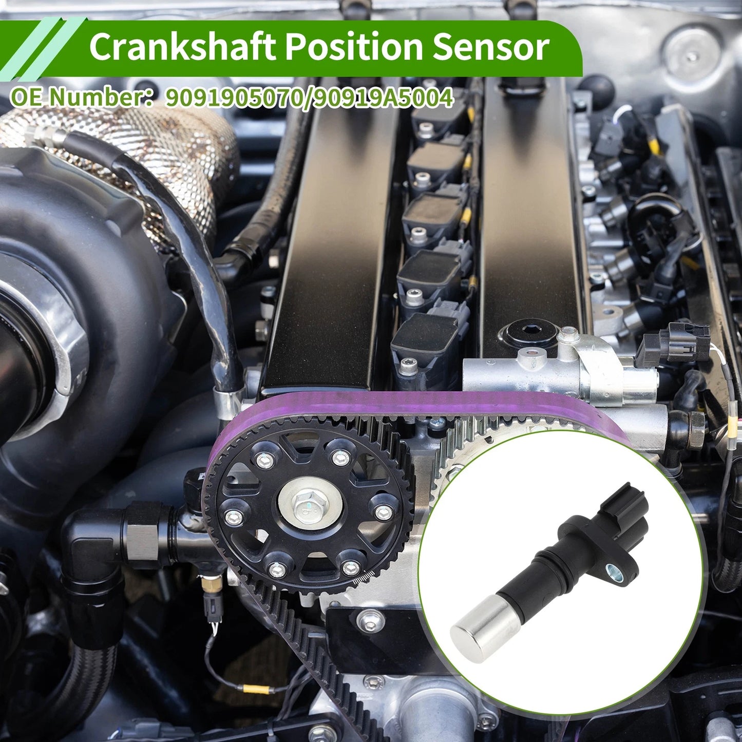 Crankshaft Position Sensor for TOYOTA Corolla 1.8 Hybrid (2019–2022)