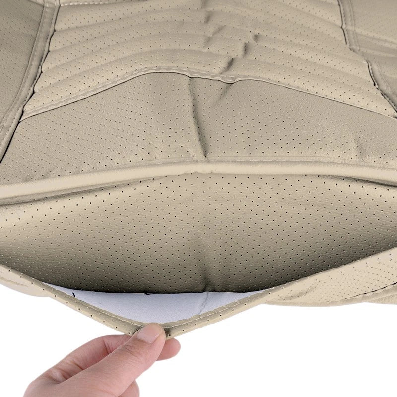 Beige PU Car Front Seat Mat Cushion for Universal Fit (2023)