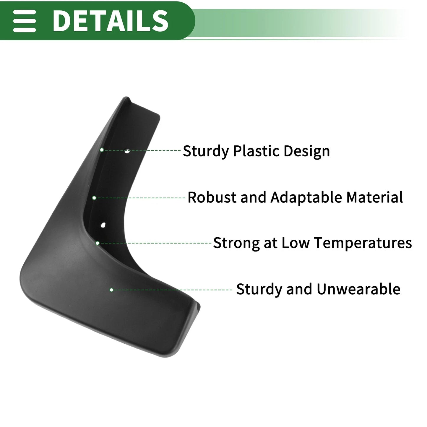 Mud Flaps Splash Guards for Mitsubishi Outlander (2009-2013)