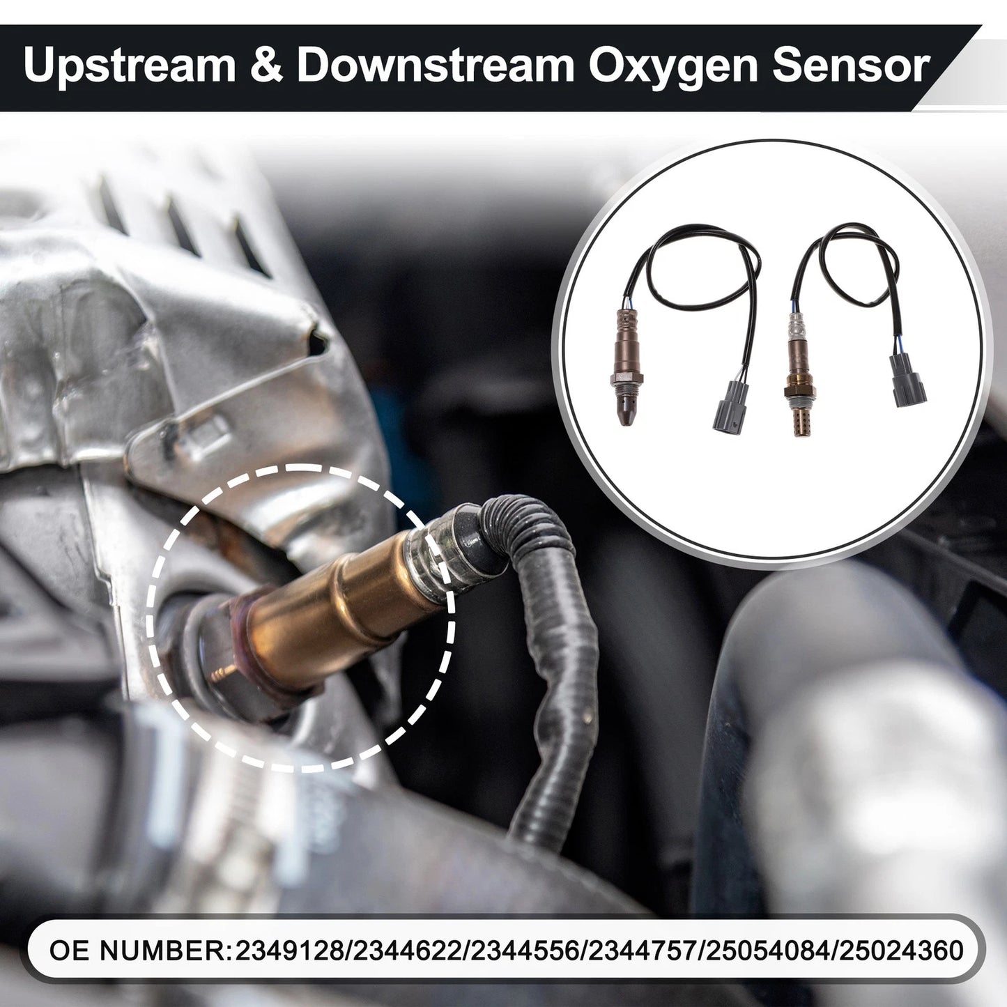 Oxygen Sensors for Toyota Camry L4 2.5L (2012-2017) - 2 Pcs