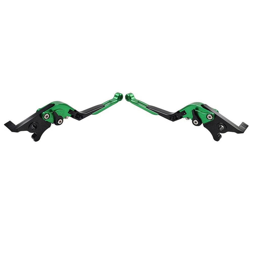 CNC Extendable Brake Clutch Levers for Yamaha YZF R1 (2009-2014) Green