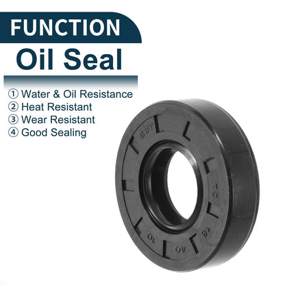 Oil Seal 18x40x10mm 5Pcs NBR Rubber Seal Ring for Make Model