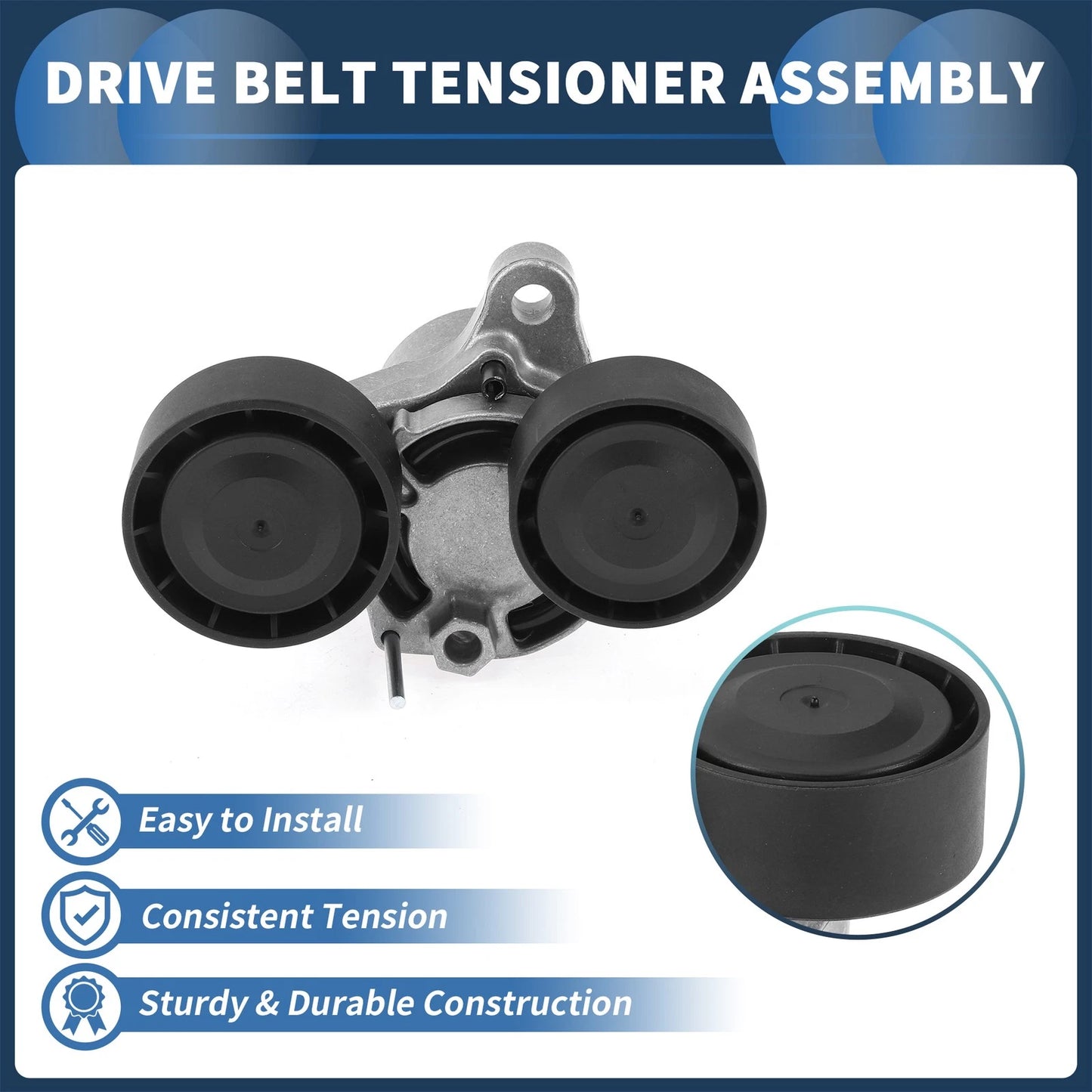 Belt Tensioner for BMW 328d Base 2.0L L4 Diesel (2014-2018)