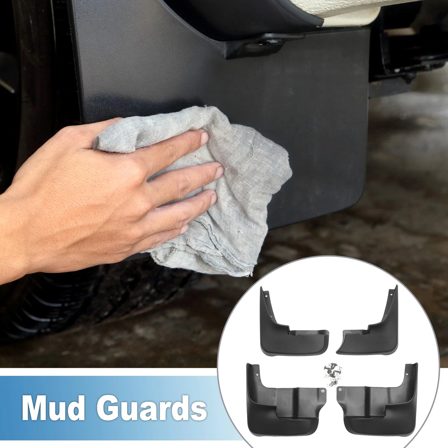 Mud Flap Splash Guard for Toyota Sienna (2004-2010)