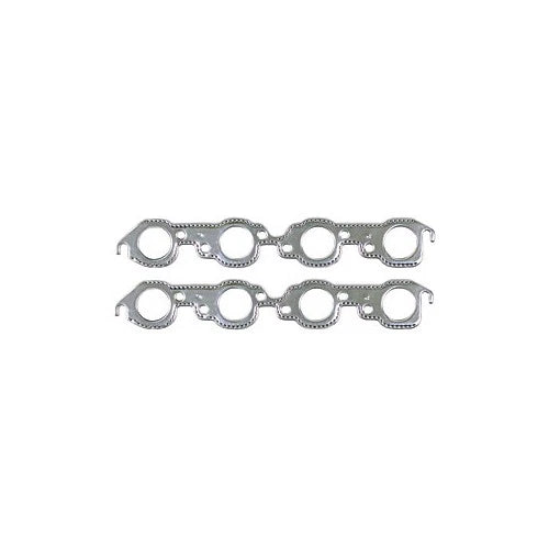 Aluminium Reusable Round Exhaust Gaskets for Chevy BBC 454