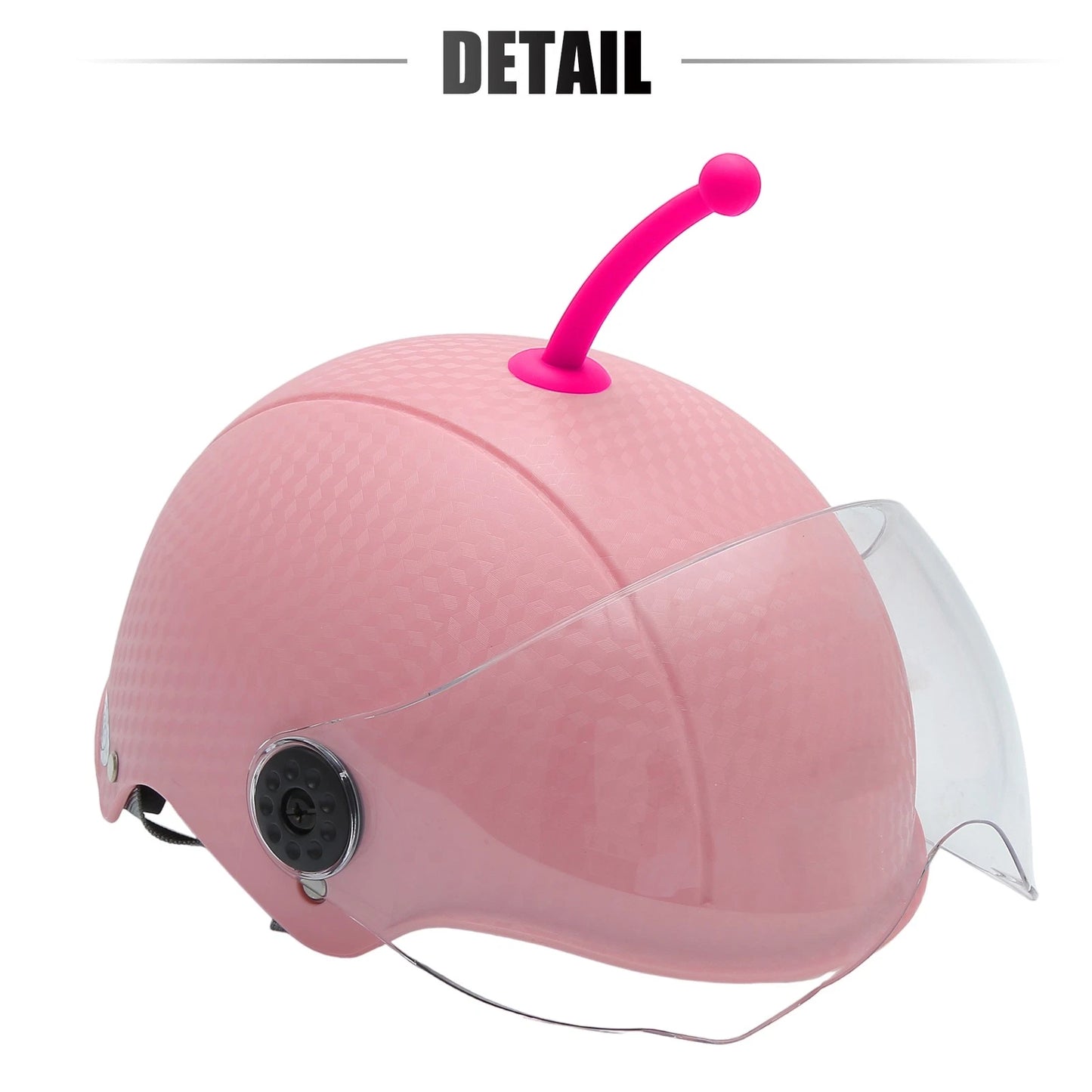 1 x Antenna Shape Roof Ornament for Car Helmets Deep Pink