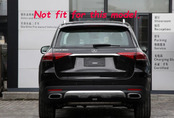 Chrome Rear Bumper Protector Cover Trim for Mercedes Benz GLE 350 450 (2020-2021)